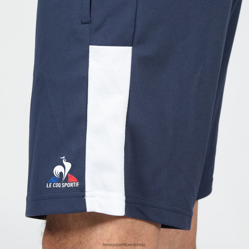 Le Coq sportif Peru - ropa hombres Le Coq Sportif pantalones cortos azul VR62VR244
