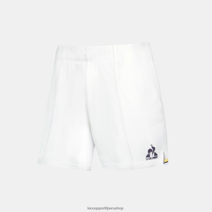 ropa hombres Le Coq Sportif pantalones cortos blancos VR62VR230 - polos Le Coq sportif Peru