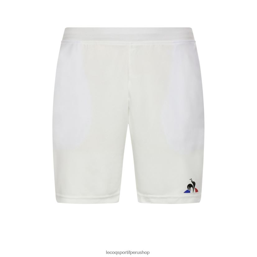 ropa hombres Le Coq Sportif pantalones cortos blancos VR62VR514 - Le Coq sportif zapatillas hombre
