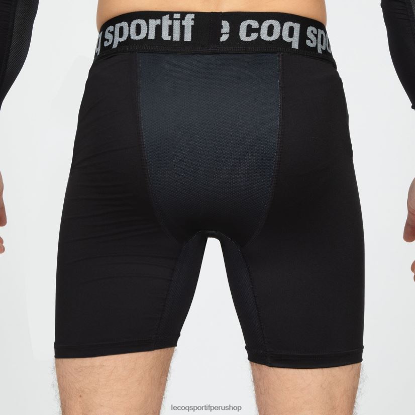 ropa hombres Le Coq Sportif pantalones cortos negros VR62VR513 - polos Le Coq sportif Peru