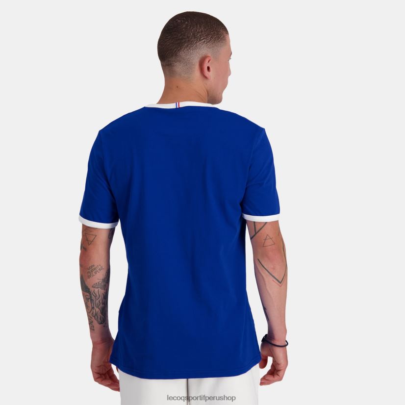 Le Coq shop - ropa hombres Le Coq Sportif camiseta de moda azul VR62VR139