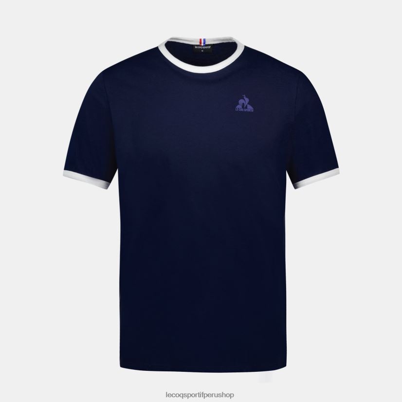 ropa hombres Le Coq Sportif camiseta de moda azul VR62VR143 - Le Coq sportif zapatillas hombre