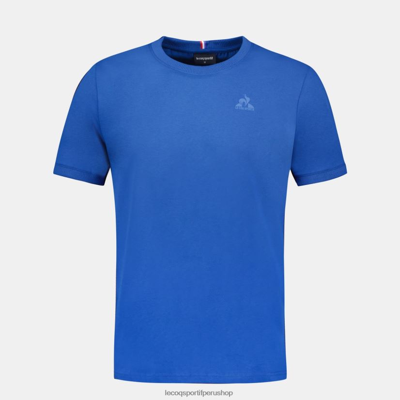 ropa hombres Le Coq Sportif camiseta de moda azul VR62VR144 - Le Coq shoes sales