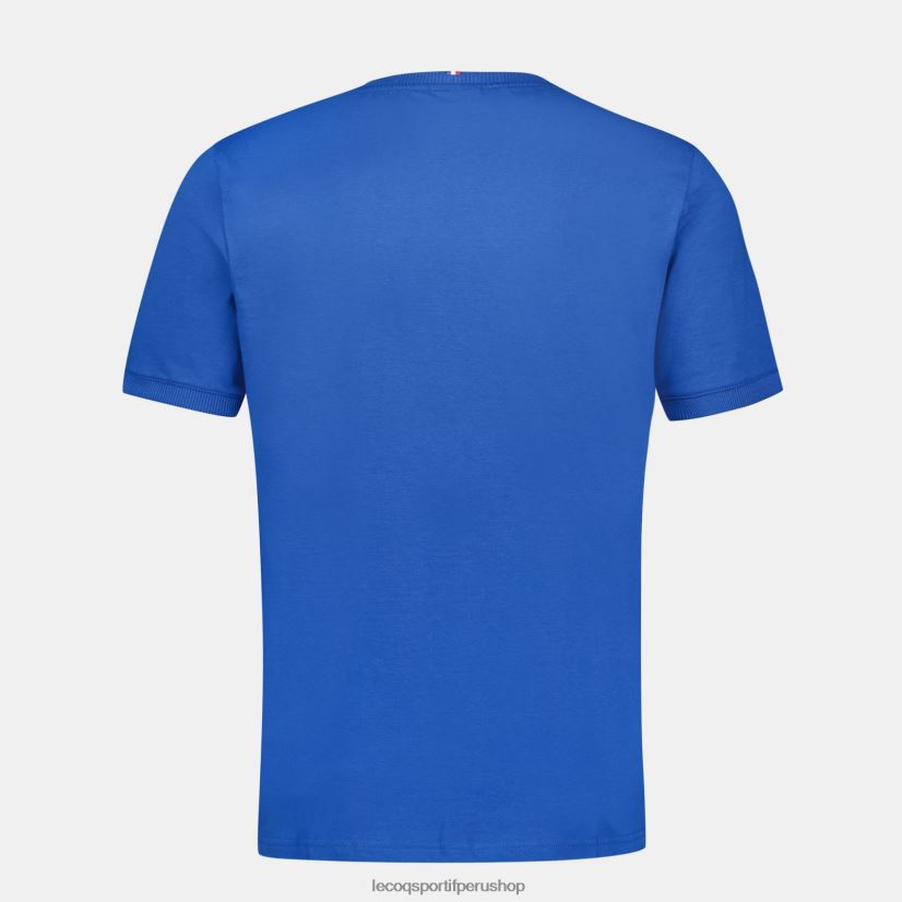 ropa hombres Le Coq Sportif camiseta de moda azul VR62VR144 - Le Coq shoes sales