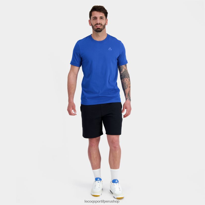 ropa hombres Le Coq Sportif camiseta de moda azul VR62VR144 - Le Coq shoes sales