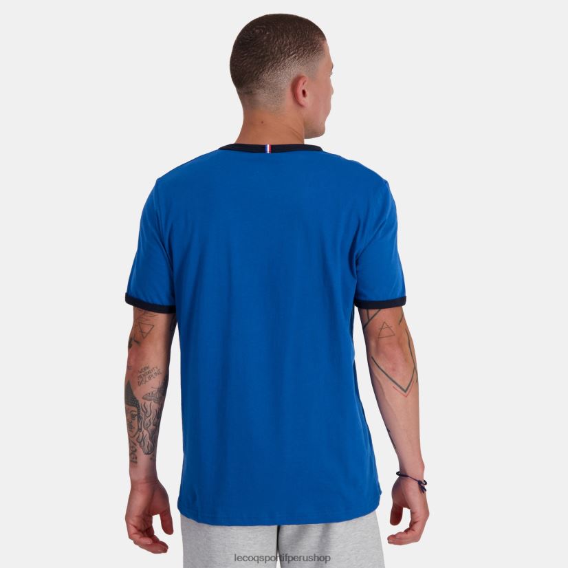 ropa hombres Le Coq Sportif camiseta de moda azul VR62VR145 - Le Coq sportif Peru online