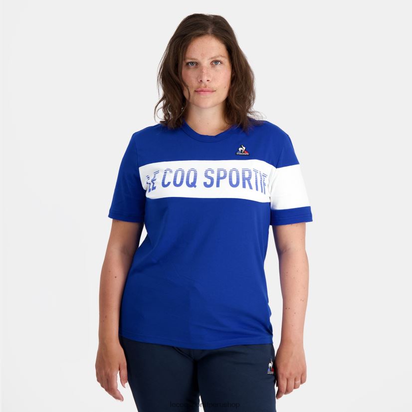 ropa hombres Le Coq Sportif camiseta de moda azul VR62VR161 - Le Coq carta