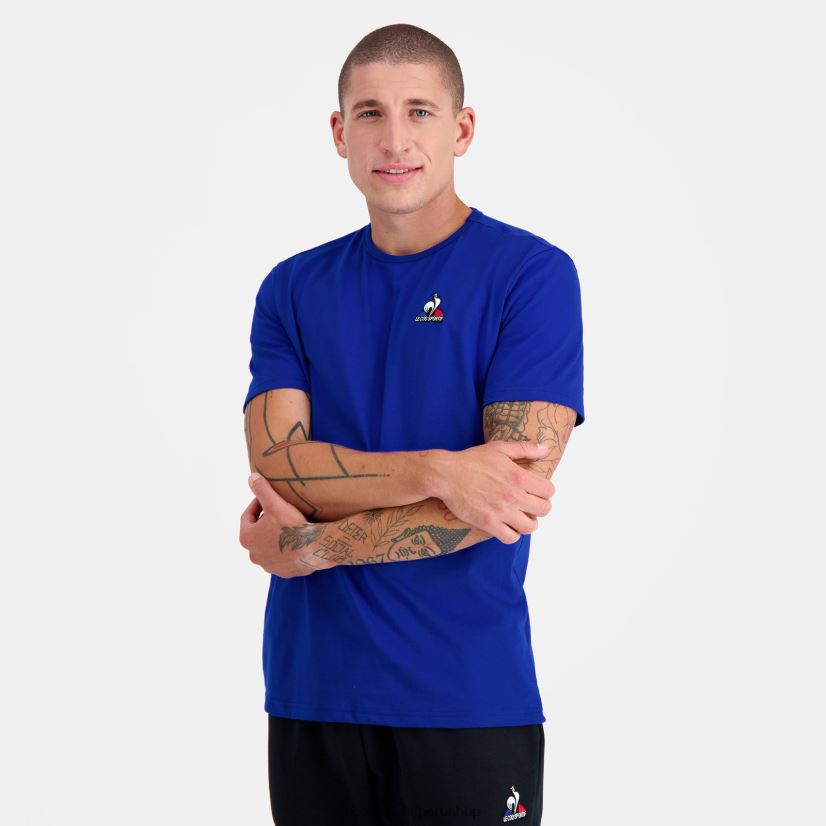 casacas Le Coq sportif - ropa hombres Le Coq Sportif camiseta de moda azul VR62VR178
