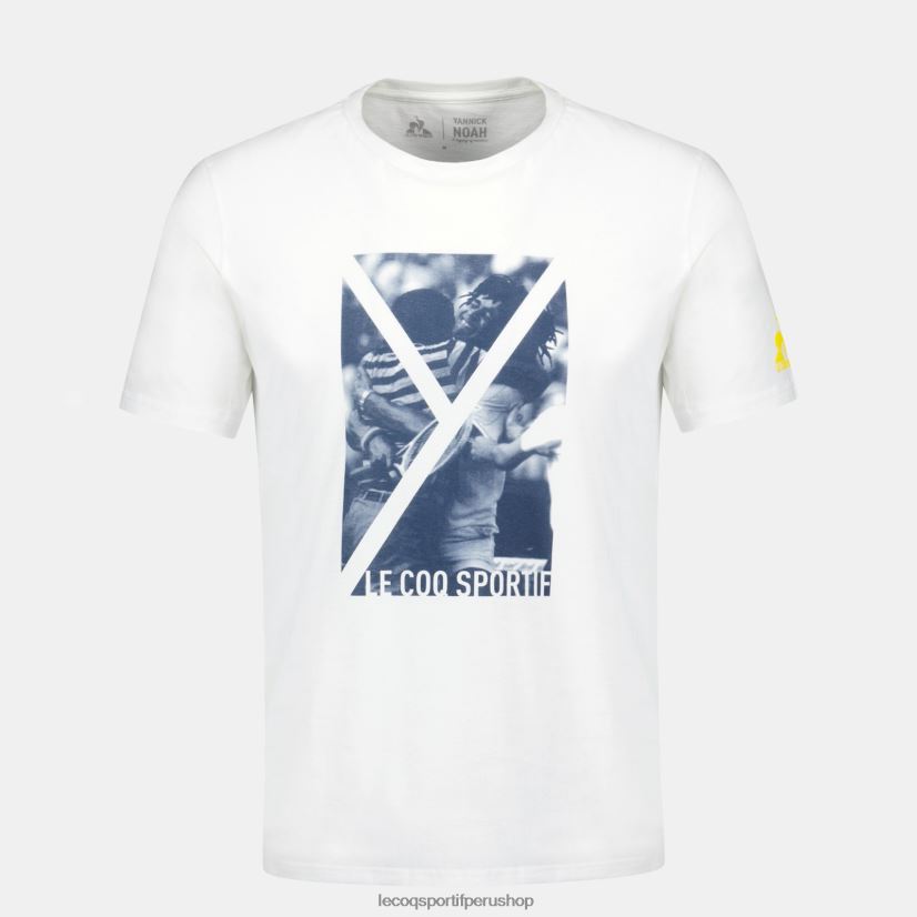 Le Coq sportif - ropa hombres Le Coq Sportif camiseta de moda blanca VR62VR160