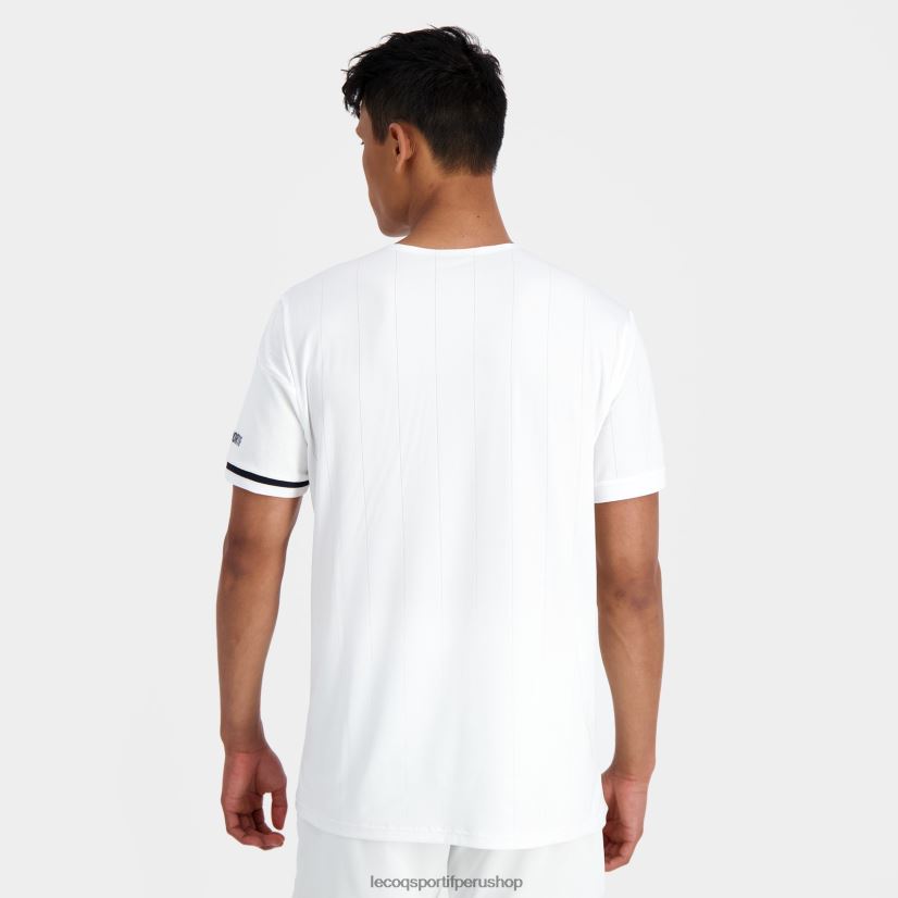 ropa hombres Le Coq Sportif camiseta de moda blanca VR62VR165 - Le Coq sportif Peru online