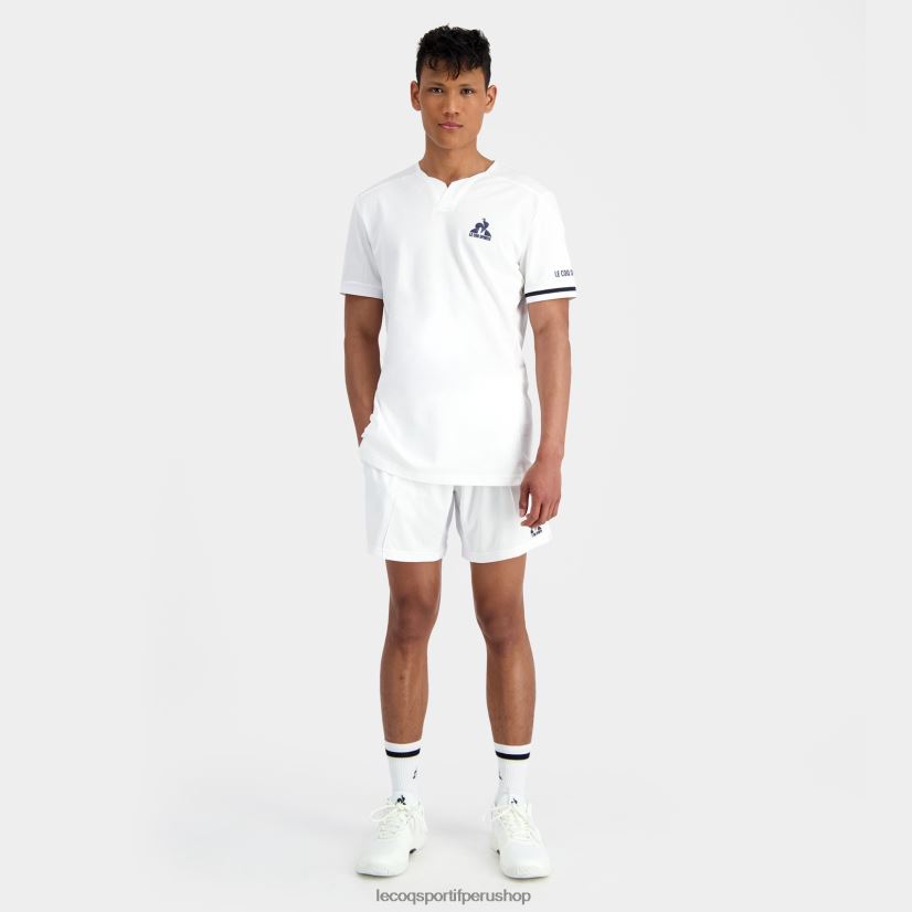 ropa hombres Le Coq Sportif camiseta de moda blanca VR62VR165 - Le Coq sportif Peru online