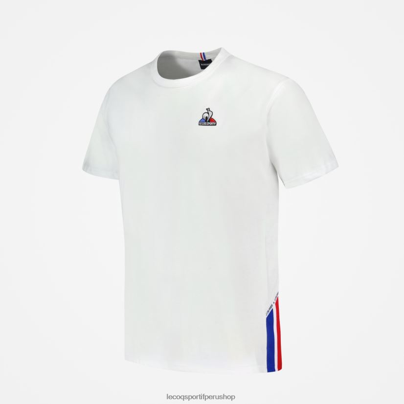 Le Coq sportif - ropa hombres Le Coq Sportif camiseta de moda blanca VR62VR170