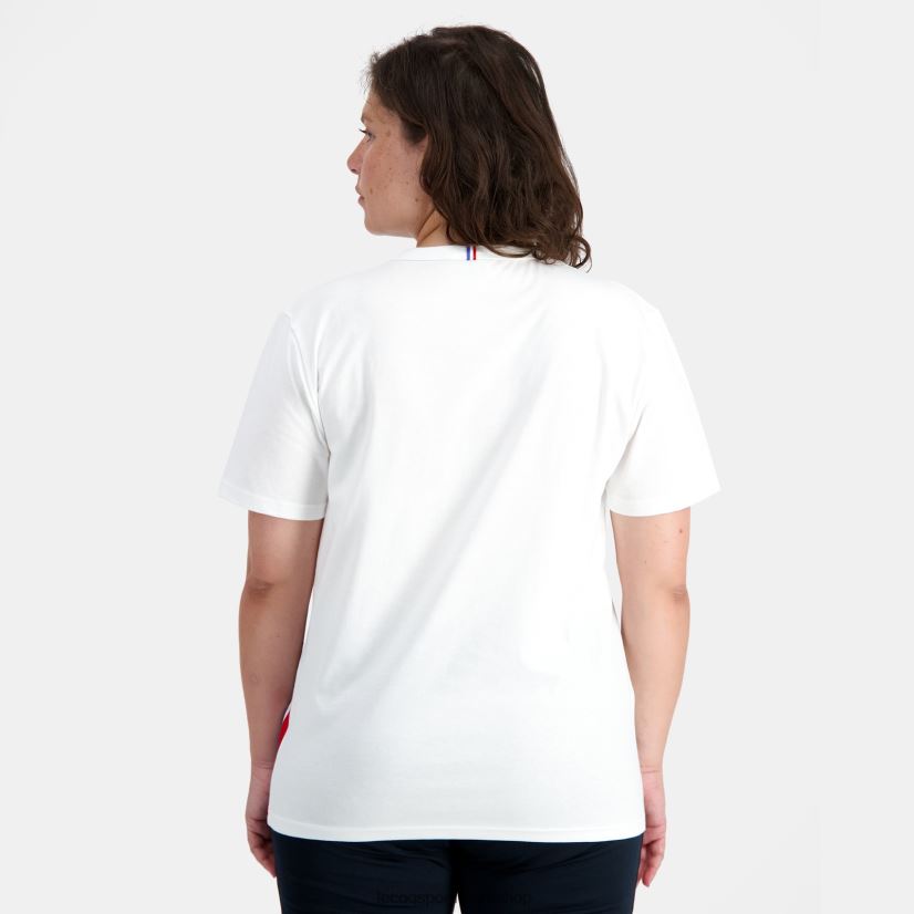 Le Coq sportif - ropa hombres Le Coq Sportif camiseta de moda blanca VR62VR170