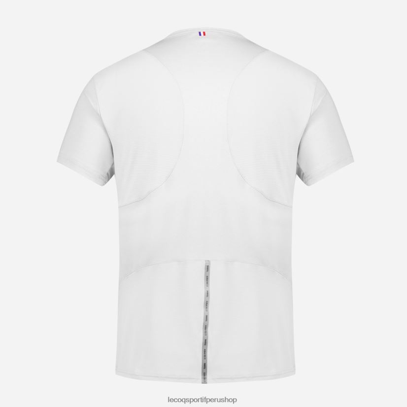 Le Coq sportif Peru - ropa hombres Le Coq Sportif camiseta de moda blanca VR62VR176