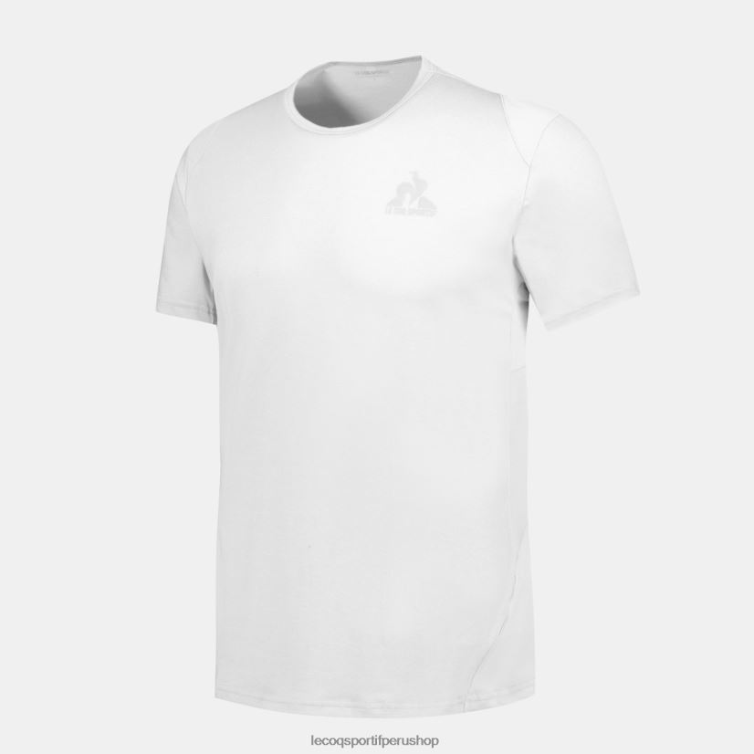 Le Coq sportif Peru - ropa hombres Le Coq Sportif camiseta de moda blanca VR62VR176