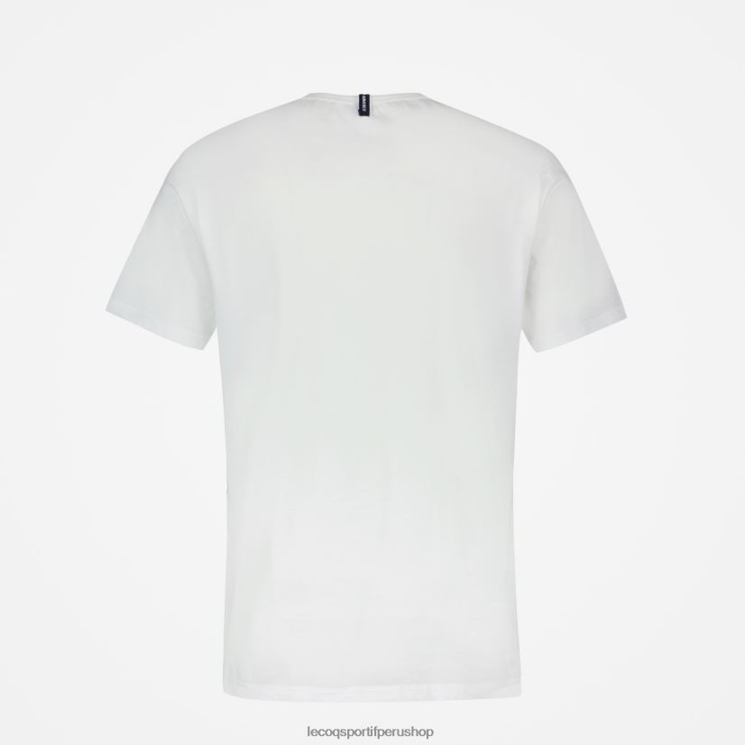 Le Coq sportif - ropa hombres Le Coq Sportif camiseta de moda blanca VR62VR180