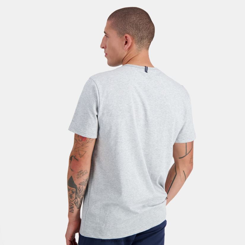 Le Coq shop - ropa hombres Le Coq Sportif camiseta de moda gris VR62VR179