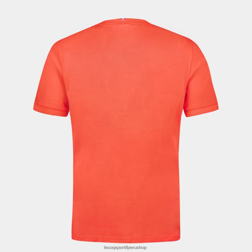 ropa hombres Le Coq Sportif camiseta de moda naranja VR62VR152 - polos Le Coq sportif Peru