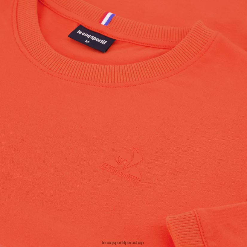 ropa hombres Le Coq Sportif camiseta de moda naranja VR62VR152 - polos Le Coq sportif Peru