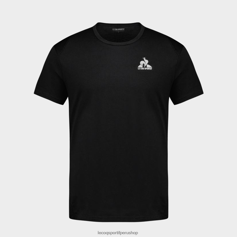 ropa hombres Le Coq Sportif camiseta de moda negro VR62VR174 - Le Coq shoes sales