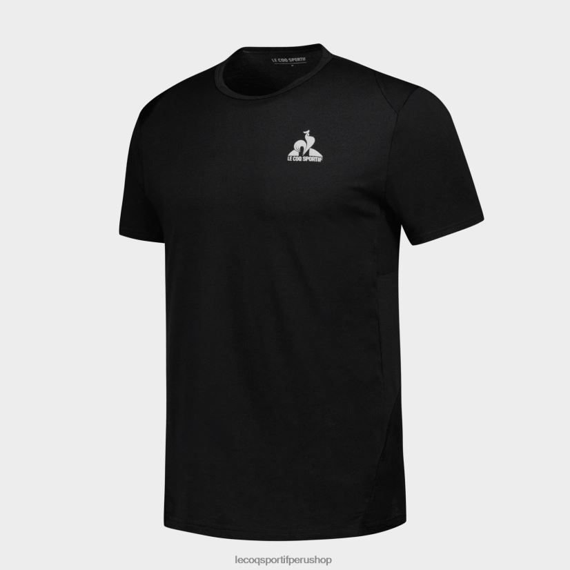 ropa hombres Le Coq Sportif camiseta de moda negro VR62VR174 - Le Coq shoes sales