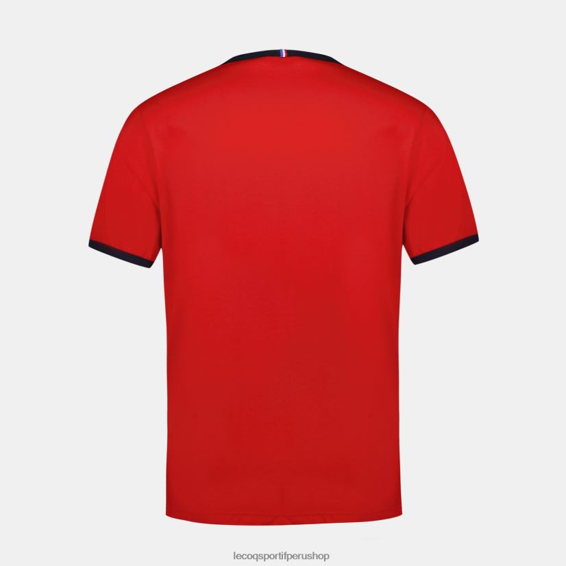 Le Coq shop - ropa hombres Le Coq Sportif camiseta de moda roja VR62VR149