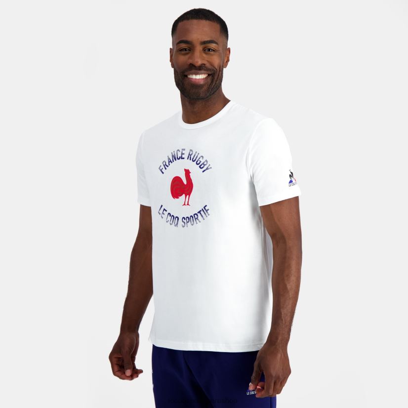 Le Coq shop - ropa hombres Le Coq Sportif camiseta - francia rugby blanco VR62VR169