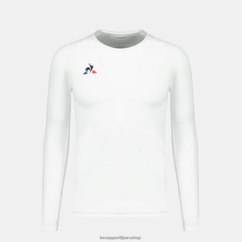 Le Coq sportif zapatillas - ropa hombres Le Coq Sportif camiseta manga larga blanca VR62VR197