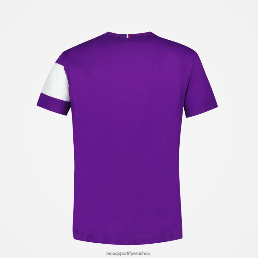 casacas Le Coq sportif - ropa hombres Le Coq Sportif camiseta morada VR62VR444