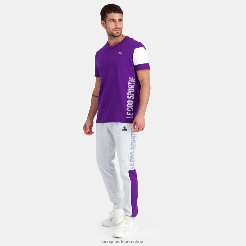 casacas Le Coq sportif - ropa hombres Le Coq Sportif camiseta morada VR62VR444