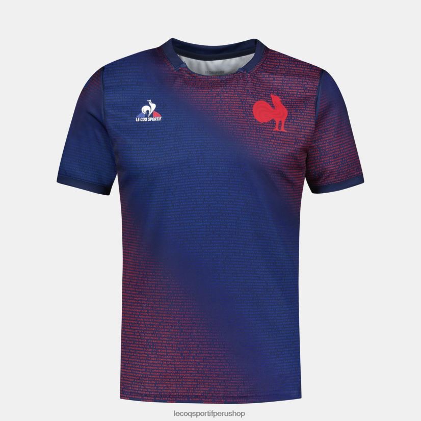 ropa hombres Le Coq Sportif camiseta prepartido - xv de france azul VR62VR173 - Le Coq sportif zapatillas hombre