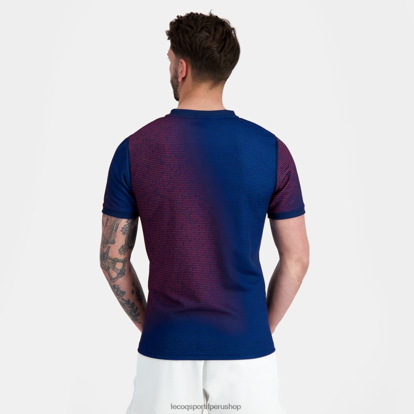 ropa hombres Le Coq Sportif camiseta prepartido - xv de france azul VR62VR173 - Le Coq sportif zapatillas hombre