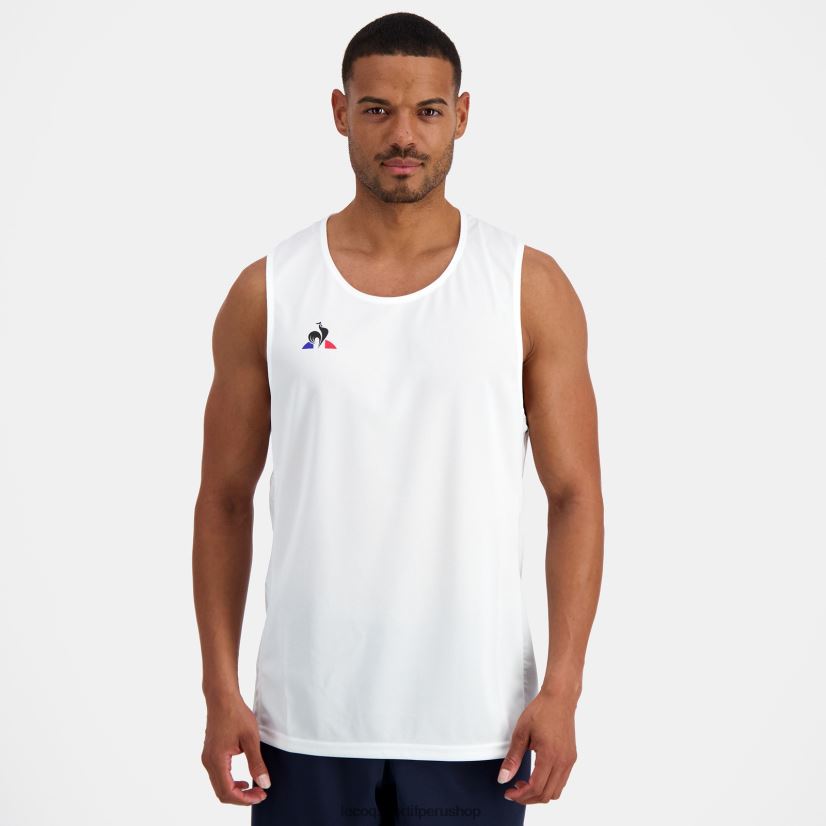 Le Coq shop - ropa hombres Le Coq Sportif chaleco blanco VR62VR199