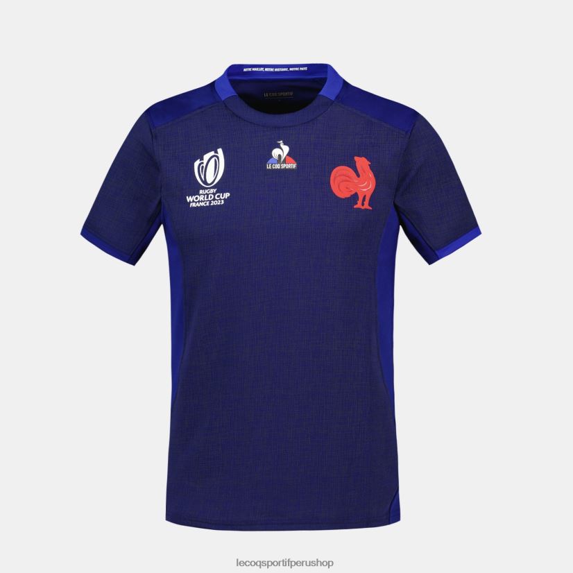 ropa hombres Le Coq Sportif réplica camiseta xv de france - copa del mundo de rugby 2023 azul VR62VR692 - Le Coq carta
