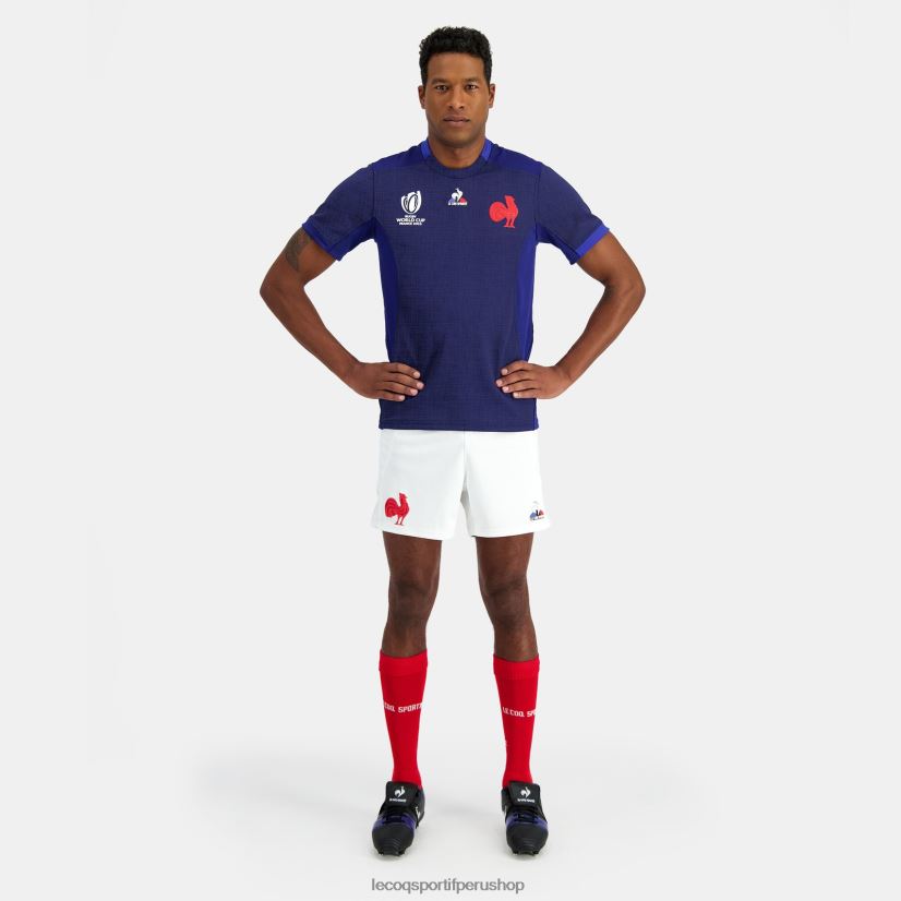 ropa hombres Le Coq Sportif réplica camiseta xv de france - copa del mundo de rugby 2023 azul VR62VR692 - Le Coq carta
