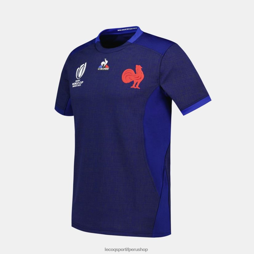 ropa hombres Le Coq Sportif réplica camiseta xv de france - copa del mundo de rugby 2023 azul VR62VR692 - Le Coq carta