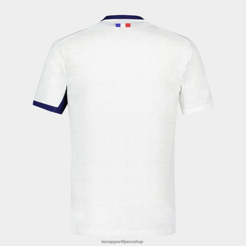ropa hombres Le Coq Sportif réplica camiseta xv de france - copa del mundo de rugby 2023 blanco VR62VR693 - polos Le Coq sportif Peru