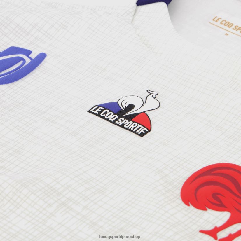 ropa hombres Le Coq Sportif réplica camiseta xv de france - copa del mundo de rugby 2023 blanco VR62VR693 - polos Le Coq sportif Peru