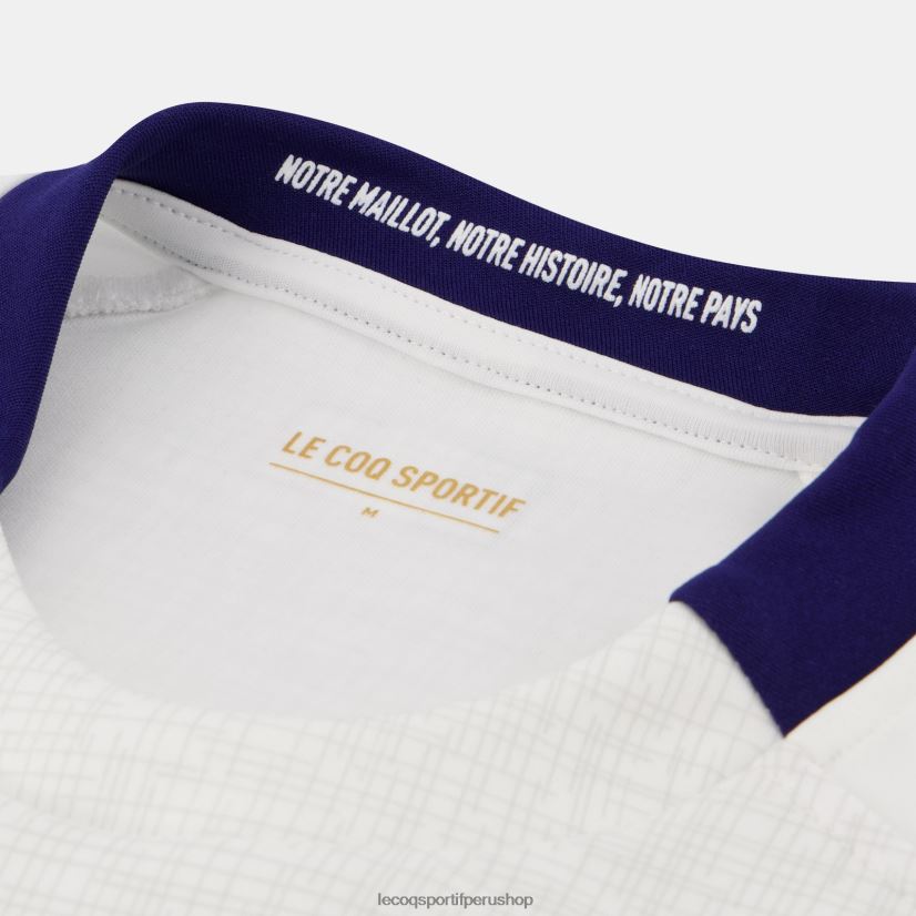 ropa hombres Le Coq Sportif réplica camiseta xv de france - copa del mundo de rugby 2023 blanco VR62VR693 - polos Le Coq sportif Peru