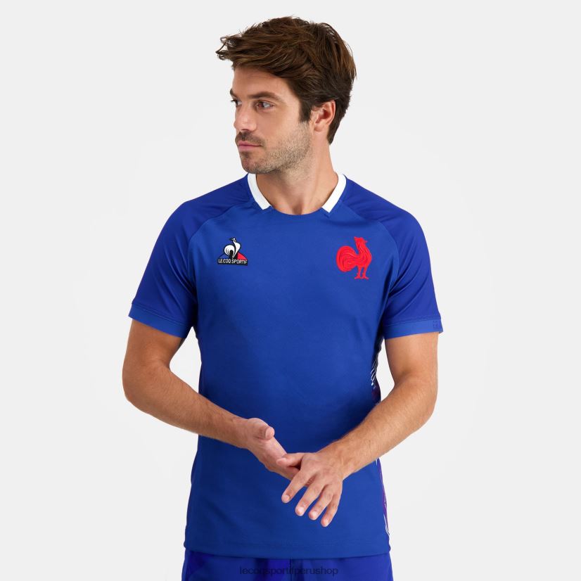 ropa hombres Le Coq Sportif replica camiseta rugby 7 - equipe de france azul VR62VR475 - Le Coq carta