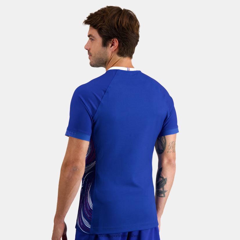 ropa hombres Le Coq Sportif replica camiseta rugby 7 - equipe de france azul VR62VR475 - Le Coq carta