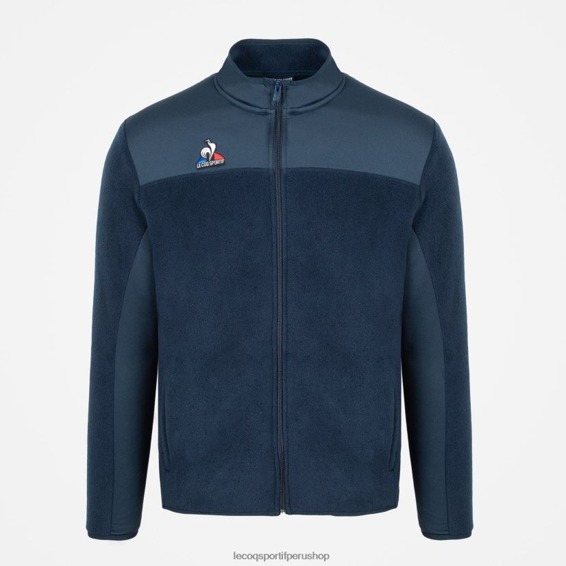 ropa hombres Le Coq Sportif chaqueta polar azul VR62VR122 - Le Coq shoes sales