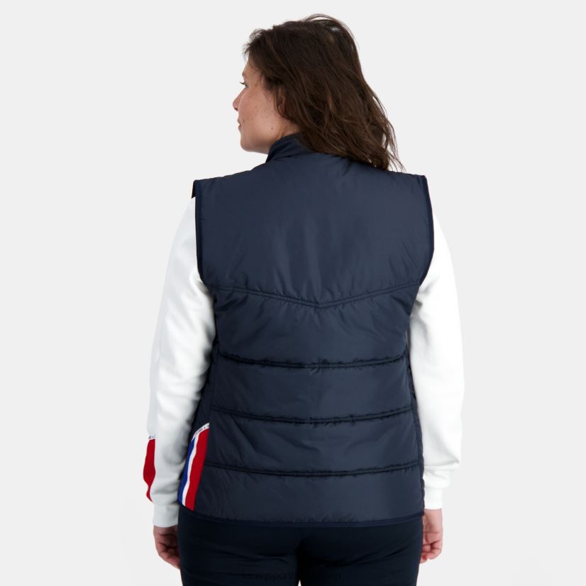 Le Coq sportif - ropa hombres Le Coq Sportif chaqueta sin mangas unisex azul VR62VR118