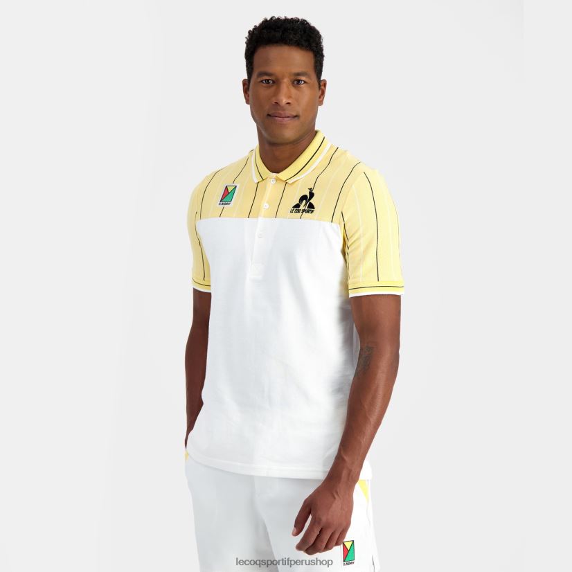 ropa hombres Le Coq Sportif aplicación-otro blanco VR62VR125 - Le Coq sportif zapatillas hombre