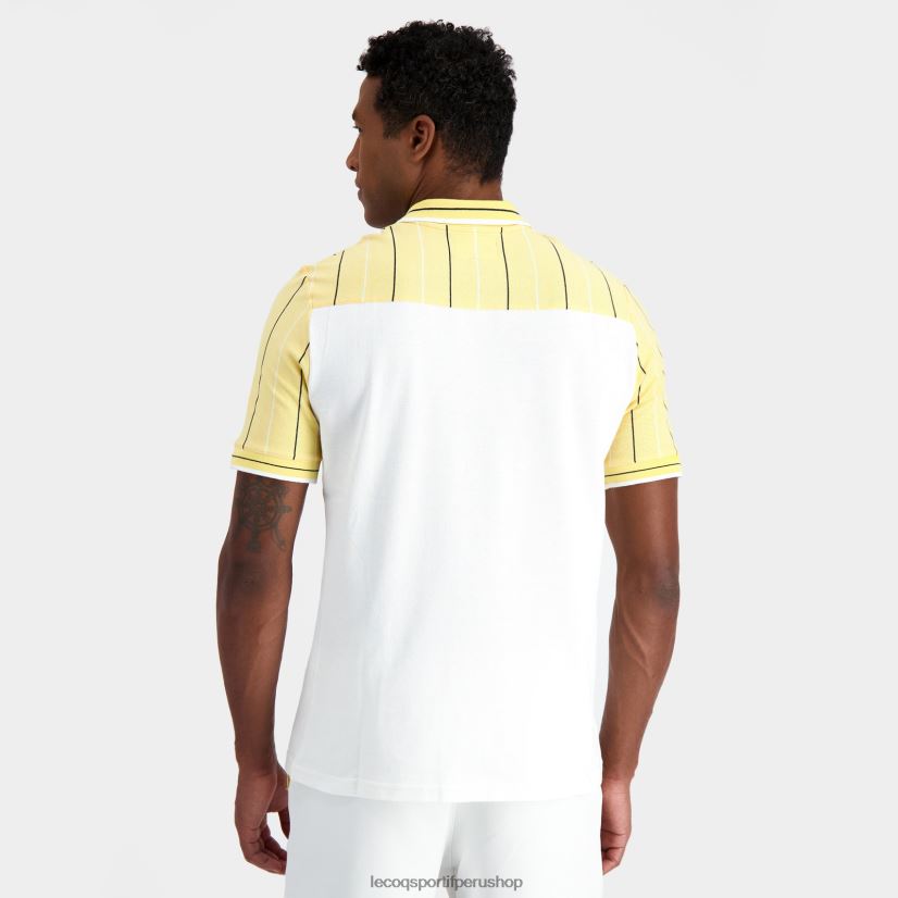 ropa hombres Le Coq Sportif aplicación-otro blanco VR62VR125 - Le Coq sportif zapatillas hombre