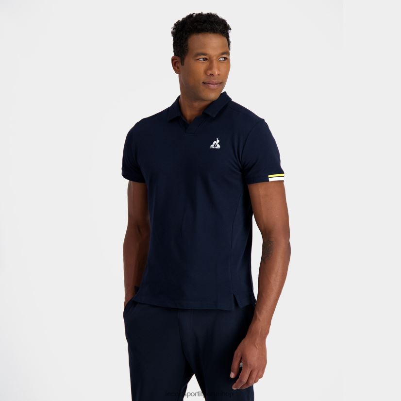 ropa hombres Le Coq Sportif polo azul VR62VR133 - Le Coq carta
