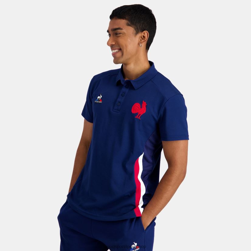 Le Coq sportif Peru - ropa hombres Le Coq Sportif polo azul VR62VR138