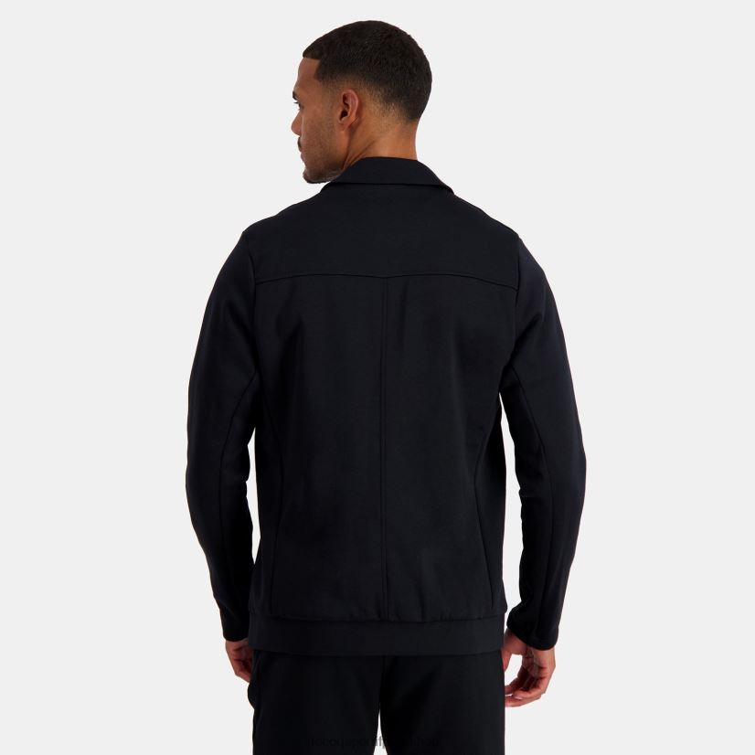 casacas Le Coq sportif - ropa hombres Le Coq Sportif chaqueta con cremallera negra VR62VR73