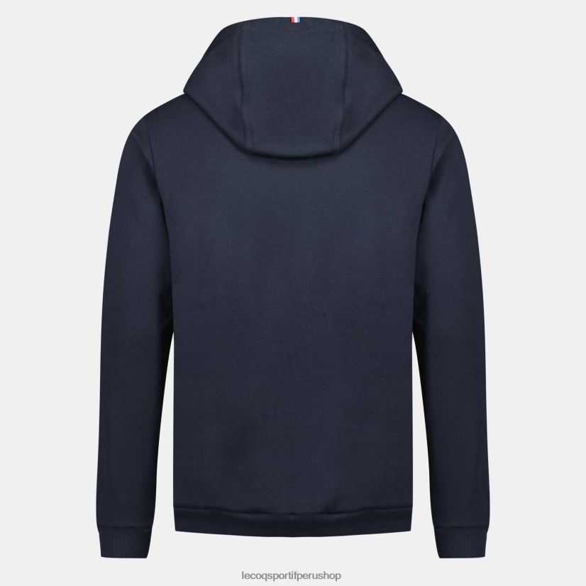 Le Coq sportif Peru - ropa hombres Le Coq Sportif sudadera con capucha azul VR62VR11