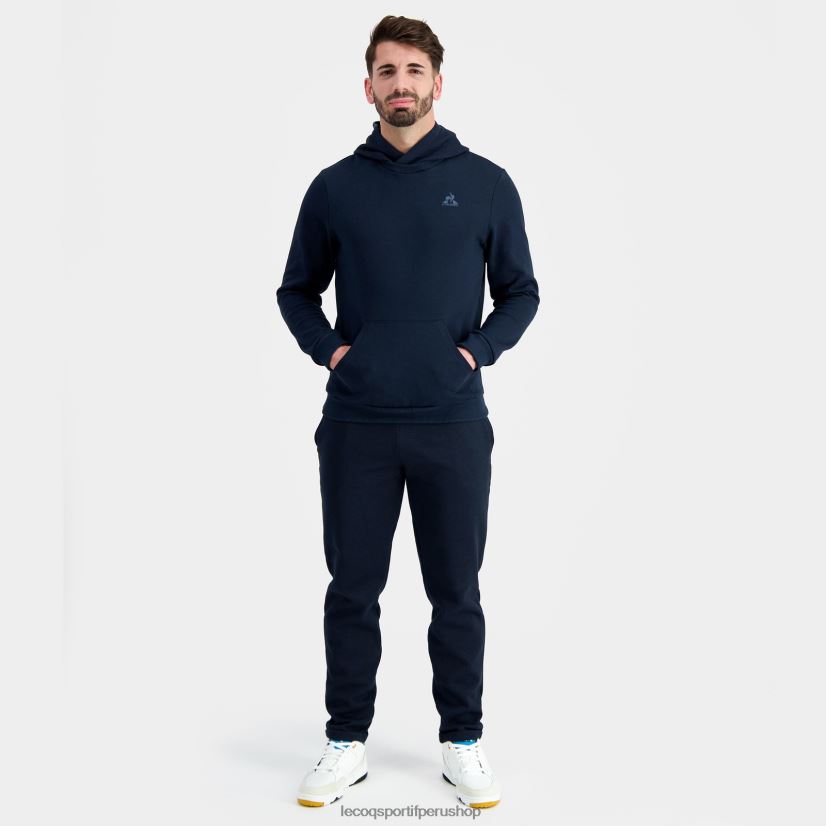 Le Coq sportif Peru - ropa hombres Le Coq Sportif sudadera con capucha azul VR62VR11